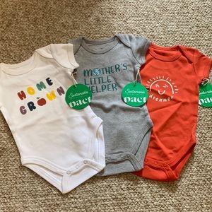 NWT baby onesies
